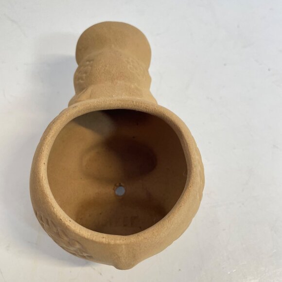 Vintage Ceramic Hippy Hippo Planter with Floral Embossed Design - Picture 6 of 13